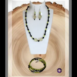 Spiral de losange vert